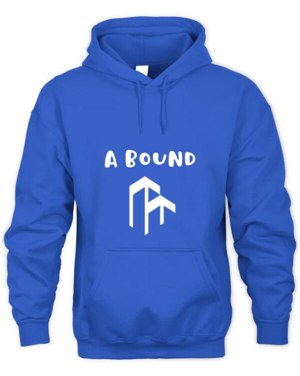 Minimalist Graphic Hoodie Featuring A BOUND and Custom Abstract Mark