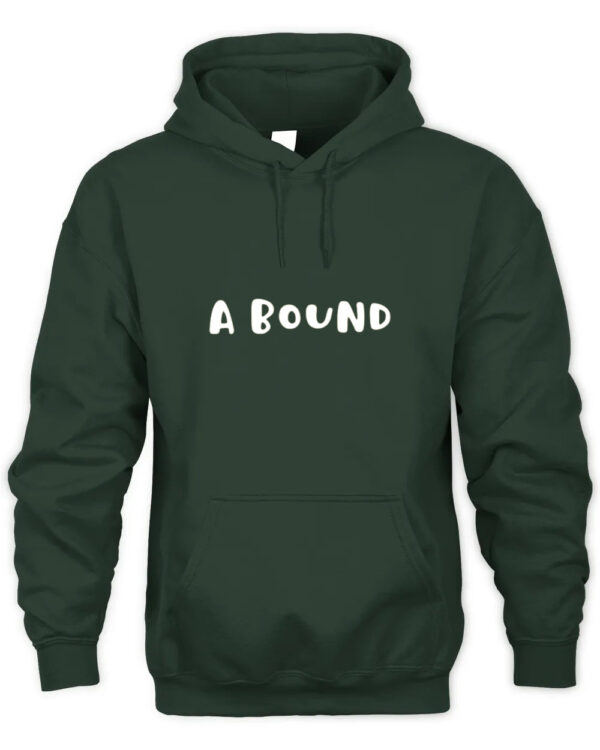 Lifestyle Hoodie with Elevated A BOUND Branding and Simple Geometry