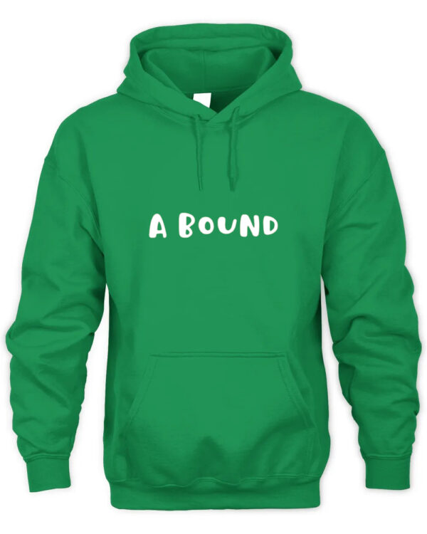 Casual Graphic Hoodie Highlighting the A BOUND Text and Structure