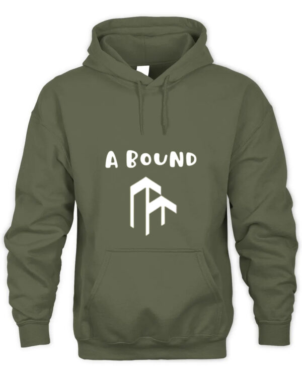 Everyday Pullover Hoodie with Modern A BOUND Logo and Message